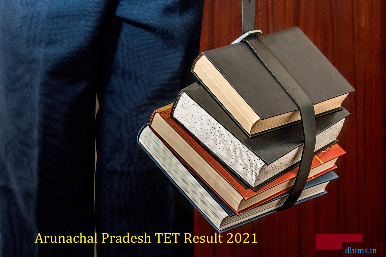 Arunachal Pradesh TET Result 2021