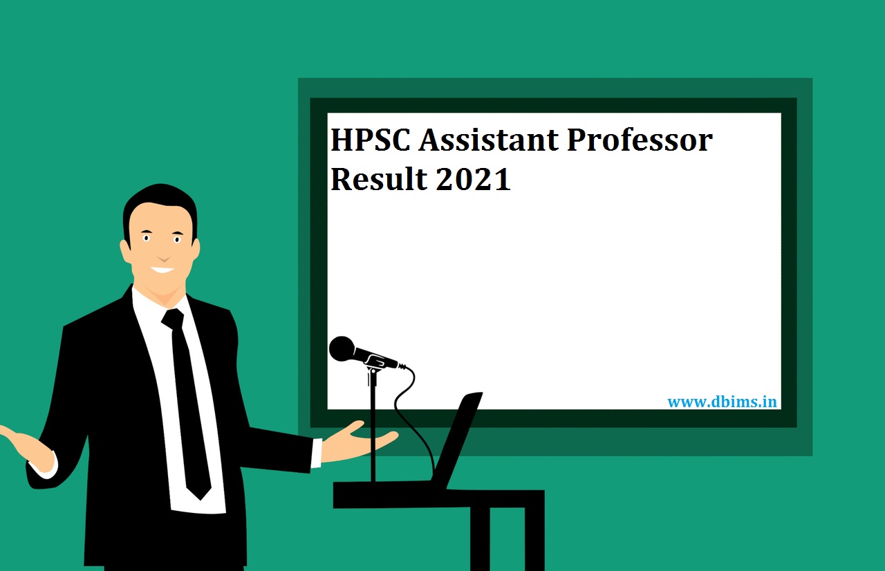 HPSC Assistant Professor Result 2021