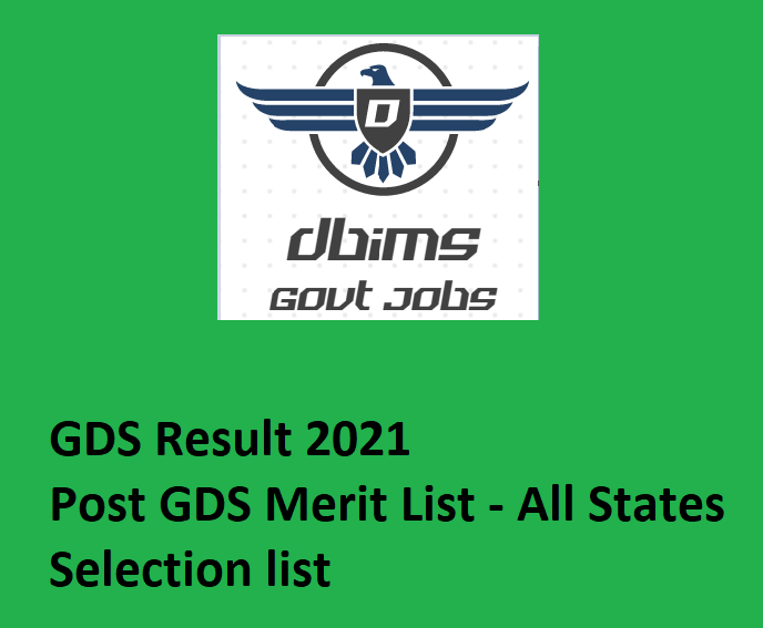 Maharashtra GDS Result 2021 - Maha GDS Merit List, Cut-off