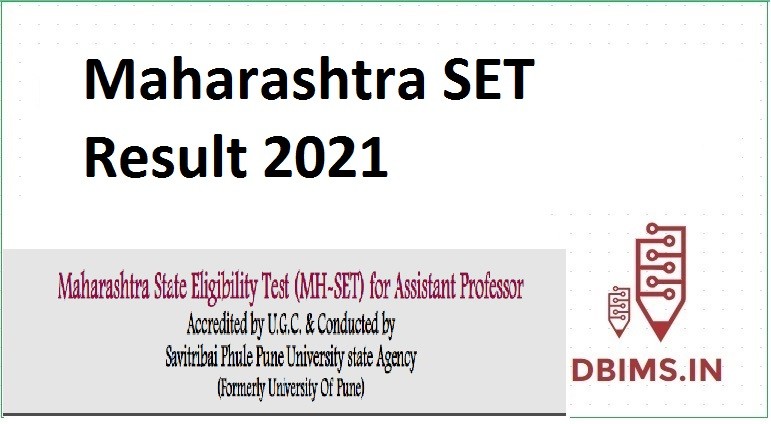 Maharashtra SET Result 2021