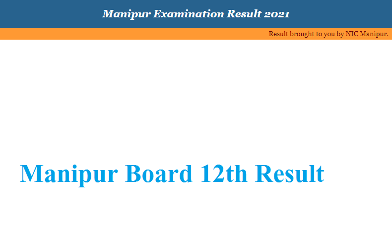 Manipur Board 12th Result