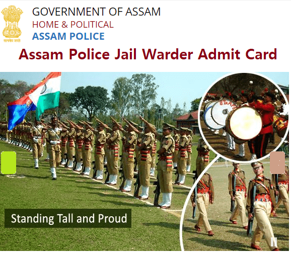 Assam Police Jail Warder Admit Card