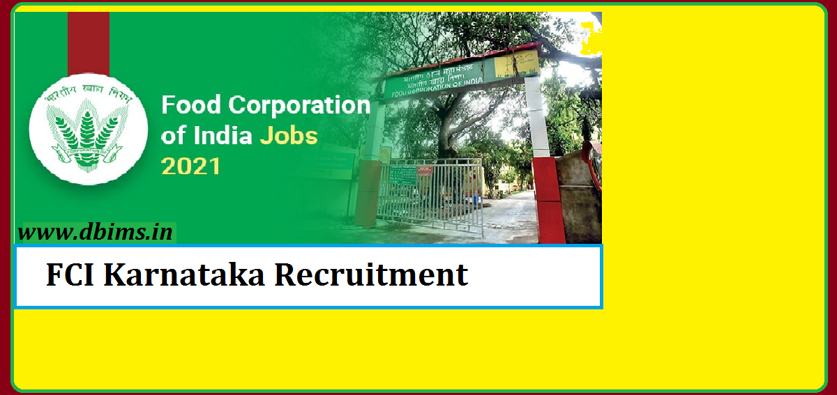 FCI Karnataka Recruitment