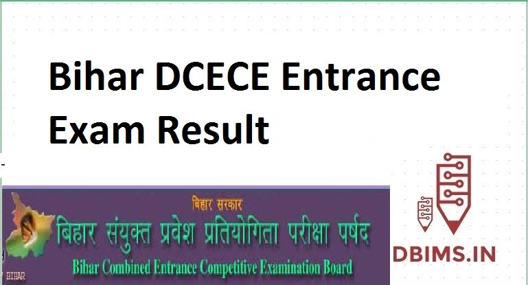 Bihar DCECE Entrance Exam Result