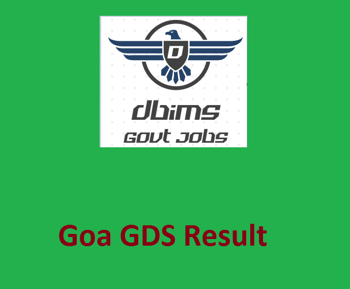Goa GDS Result
