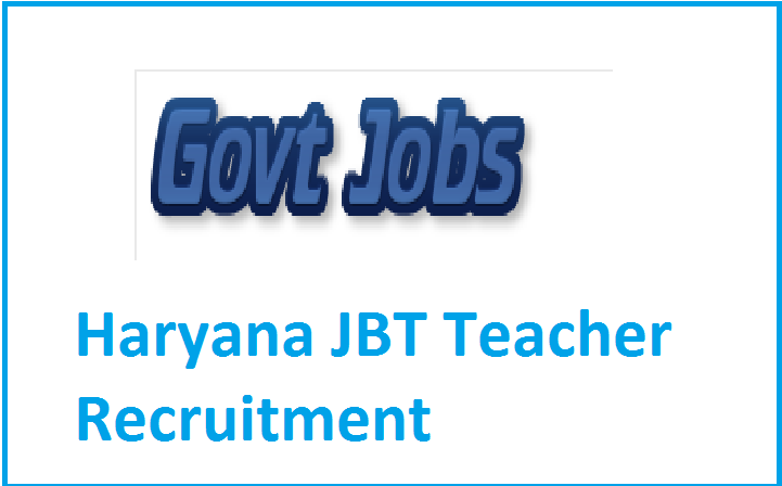 Haryana JBT Teacher Recruitment
