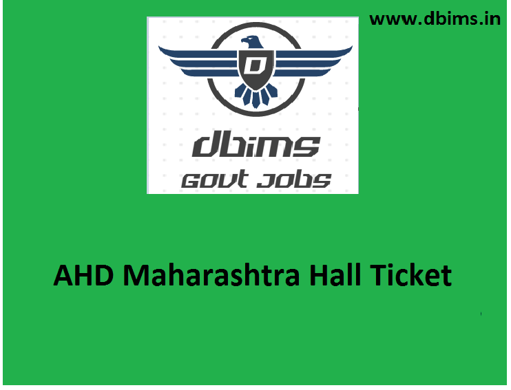 AHD Maharashtra Hall Ticket