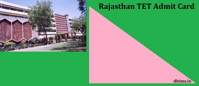 Rajasthan TET Admit Card 2021