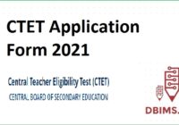CTET Application Form 2021