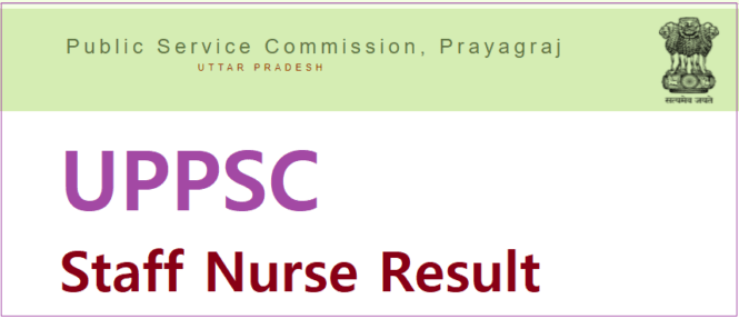 UPPSC Staff Nurse Result
