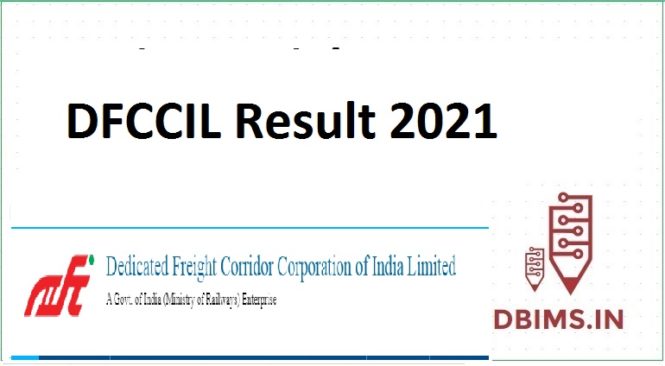DFCCIL Result 2021