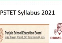 PSTET Syllabus 2021