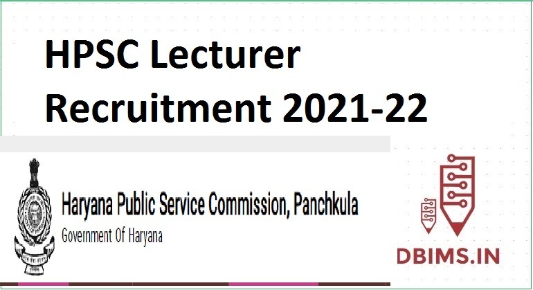 HPSC Lecturer Recruitment 2021-22