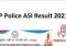 UP Police ASI Result 2021