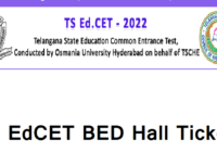 TS EdCET BED Hall Ticket