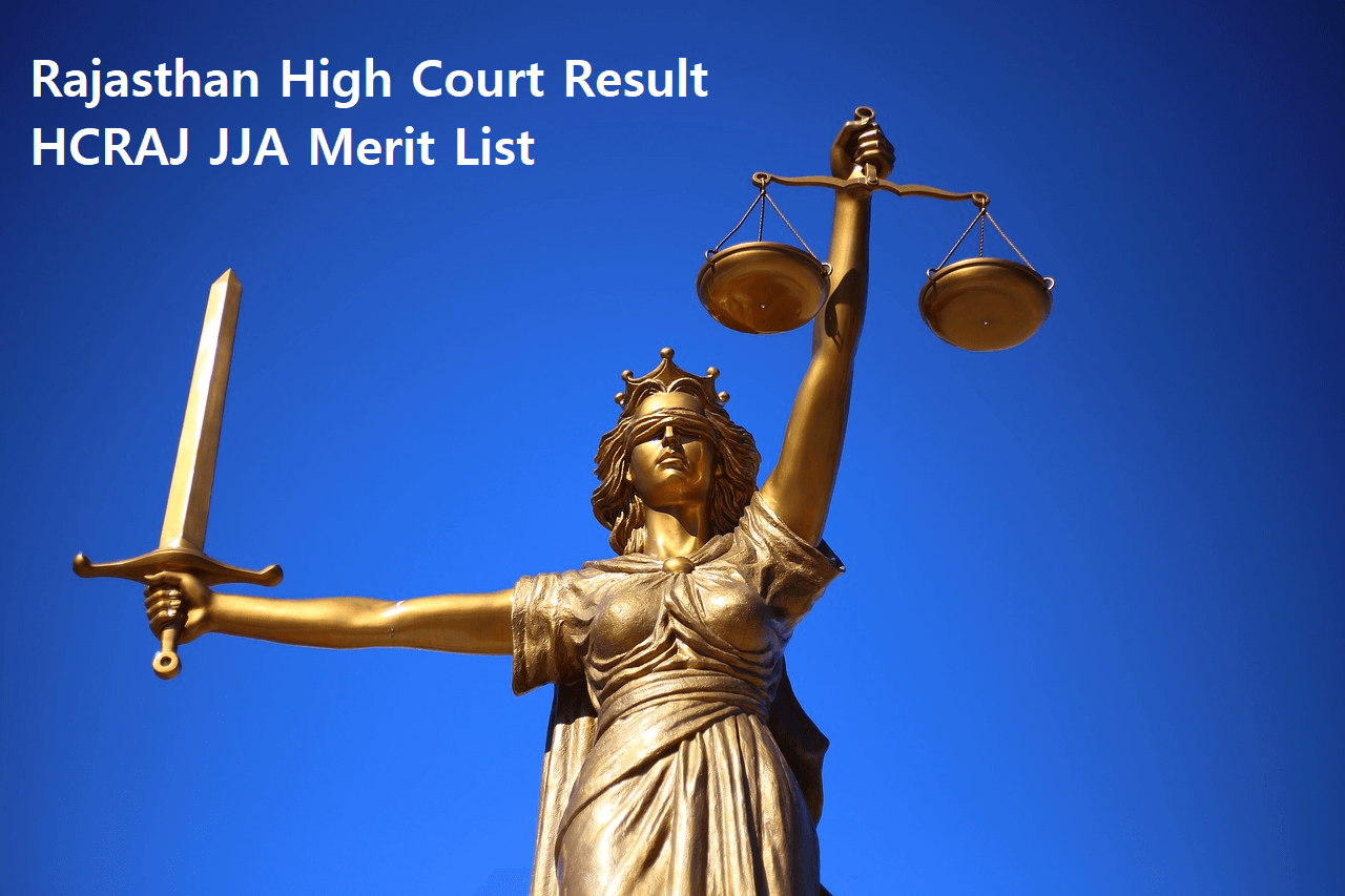 Rajasthan High Court Result 2024 – Download HCRAJ JJA Merit List