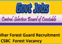 Bihar Forest Guard Recruitment