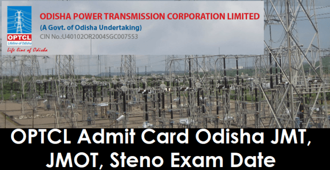 OPTCL Admit Card